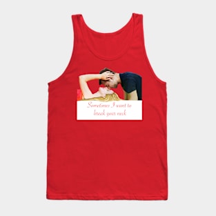 Marriage - a Love & Hate relationship - funny Valentines day gift Tank Top